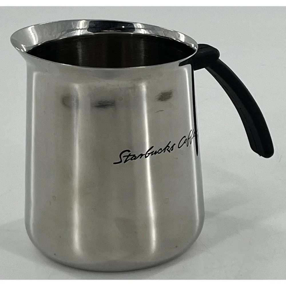 Y2K Starbucks Coffee Stainless Steel Barista Milk Cream Steamer Frothing Pitcher